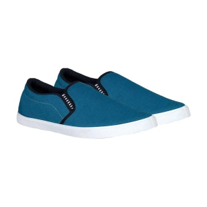 BRUTON Light Blue Mens Slip on - 8