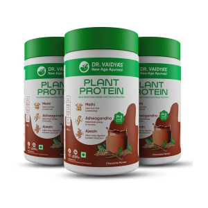 Dr. Vaidya's Plant Protein - Chocolate 500gm pack of 3