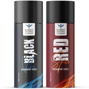 Red Spice & Black Vibe Deodorant Combo 150ml x 2-
