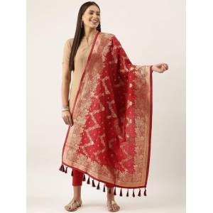 Women''s Fancy Woven Banarasi Silk Dupatta