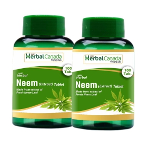 Herbal Canada Neem100Tablet(Pack2) Tablet 2 no.s Pack Of 2