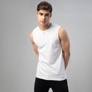 FTX Men Round Neck Cotton Rich Sleeveless Tshirt