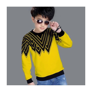 Supersquad - Bright Yellow Cotton Boys Sweatshirt ( Pack of 1 ) - None