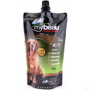 My Beau Vitamin  Mineral Food Supplement with Meat  Garlic for Dogs-300mL