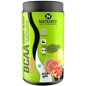 NATURYZ BCAA Energy Blast Pre Intra Post Workout For Recovery, Power & Energy - 450g(Guava Flavour)