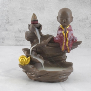 Namaste Monk Incense Holder & Backflow Burner