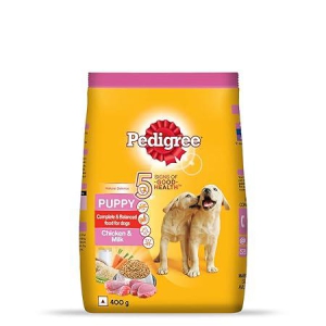 Pedigree Puppy Dry Dog Food Food, Chicken & Milk 400 gms