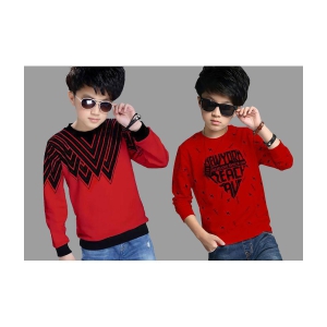 Supersquad - Multi Color Cotton Boys Sweatshirt ( Pack of 2 ) - None