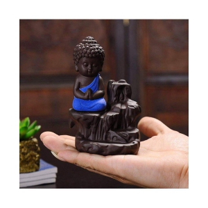 dedhas-smoke-buddha-blue-with10pccone-resin-buddha-idol-12-x-7-cms-pack-of-1