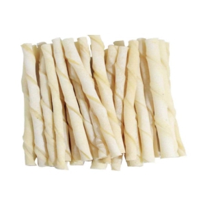 Dog White Calcium Chew Twisted Sticks (1KG PACK)