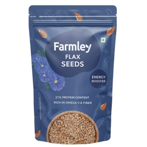 Farmley Premium Flax Seeds, Alsi Seeds - 200 grams I Rich in Fiber & Omega -3