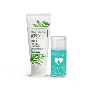 Acne Prone Skin Combo - Neem & Tea Tree Face Wash | Anti Acne Serum-150.00 gm