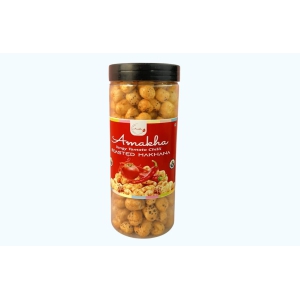 Amakha Roasted Flavoured Makhana, Tangy Tomato Chilli, 140gm