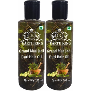 EARTH KING Grand Maa Jadi Buti Hair Oil Hair Growth & Hair Care, 200 ml Each (Pack of 2)