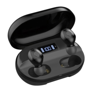 VERONIC T2 Bluetooth True Wireless (TWS) In Ear 30 Hours Playback Powerfull bass IPX4(Splash & Sweat Proof) Black