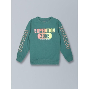 PLUM TREE - Green Cotton Blend Boys Sweatshirt ( Pack of 1 ) - None