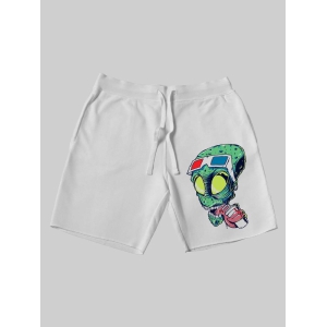 Alien Moods Shorts-Small / White