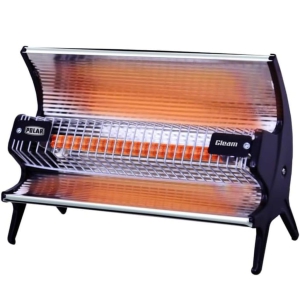 polar-gleam-ceramic-room-heater-1000-watt-stainless-steel-heat-reflector-nickle-chrome-grill-2-yr-warranty