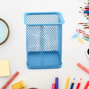 Pen Holder for Desk, Metal Mesh Pencil Holder (1 Pc)