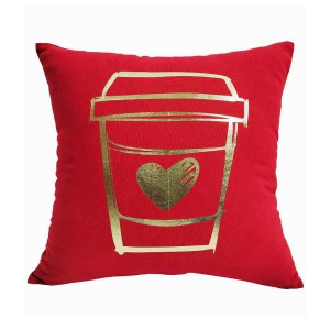 nuevosghar-single-red-cotton-filled-cushion