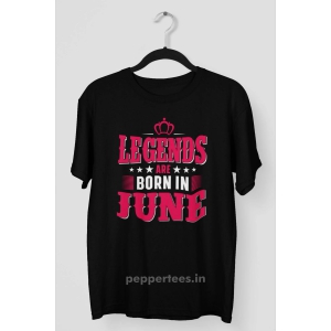 Legend Are Born In June T-shirt-XXXL / Red