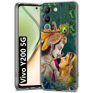 NBOX Multicolor Printed Back Cover Silicon Compatible For Vivo Y200 ( Pack of 1 )