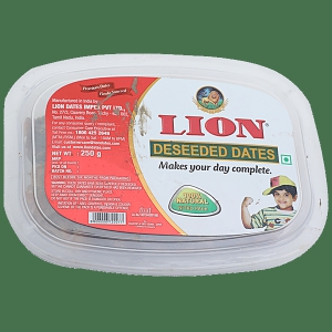 Lion Seedless Dates 250Gms Container