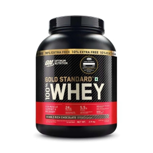 Optimum Nutrition Gold Standard 100% Whey Protein-2.5 kg / Double Rich Chocolate