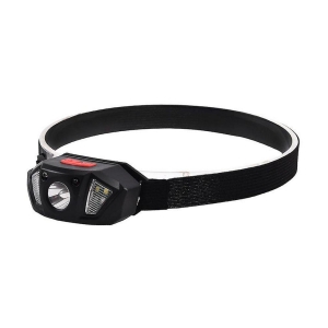 Headlight-usb charging long battery life strong light portable outdoor running exploration night fishing led sensor headlight - Black