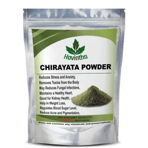 Havintha Natural Chirayata Powder (Kalmegh Powder) - Swertia Chirata - 100gm