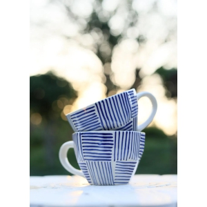 Blue All Lines Mug-Single