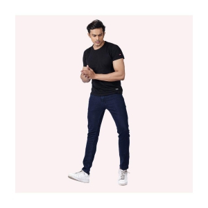 Aflash - Navy Blue Denim Slim Fit Men's Jeans ( Pack of 1 ) - None