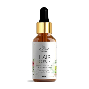 Natural Infusions hair serum - 5% redensyl and 8+ plant extracts - improves hair growth, maintains healthy scalp - pack of 1 (50ml)-Pack of 1