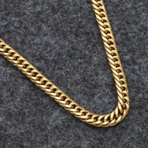 Cuban Men''S Golden Chain-24 Inch