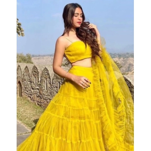 trendy-yellowsky-ruffle-lehenga