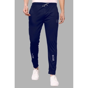 Anand Navy Blue Lycra Mens Joggers ( Pack of 1 ) - None