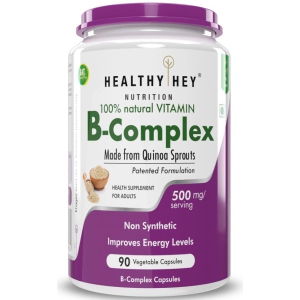 HEALTHYHEY NUTRITION 100 % Natural Vitamin B-Complex 90 no.s Capsule