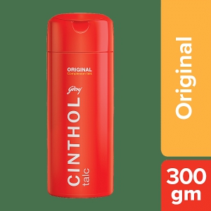 Cinthol Original Talc - Antiperspirant, Germ Protection, Lasting Fragrance, 300 G