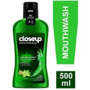 CLOSE UP NATURE BOOST MOUTHWASH 500ml