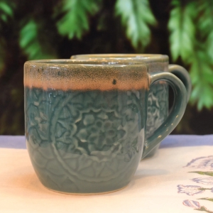 Amalfee Ceramic Coffee Mug- Green