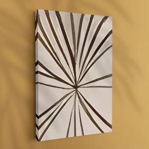 Tropical Leaves Style Free Hand Zoomed - II-Basic (9.5 X 13.5 Inches) / Canvas / Gallery Wrap