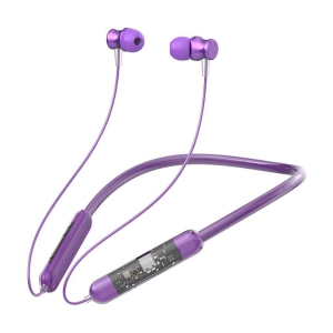 Tecsox In-the-ear Bluetooth Headset with Upto 30h Talktime Deep Bass - Purple - Purple