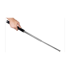 Foolzy Self Defence Telescopic Iron Baton Folding Stick with Cushion Grip