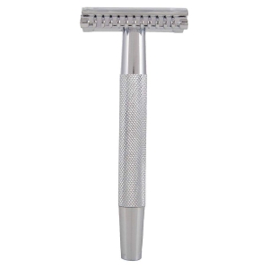 Romer-7 De BT Premium Finish Safety Razor with Combo HEAVY Head + 10 SS Blade