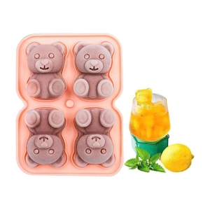 GEEO Bear Ice Mold Multicolor 1 Pcs - Multicolor