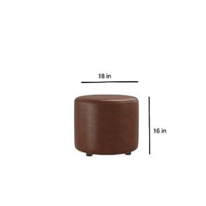 Lifestyle Leatherette Standard Ottoman