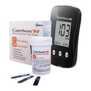 CARESENS N GLUCOMETER WITH 50 STRIPS