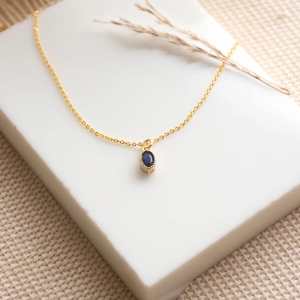 Shape-tastic Collective Charm Necklace-Sapphire / Oval