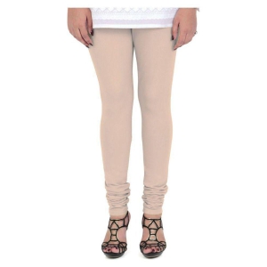 vami-beige-cotton-lycra-leggings-free-size