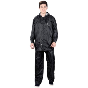 Goodluck Raincoat Set - Black - None